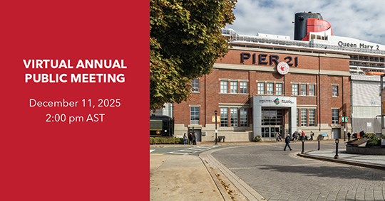 Informations sur l'événement à côté d'une photographie de la façade du Musée.