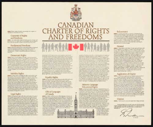 Document avec logos d’écriture et de gouvernement, y compris le drapeau canadien