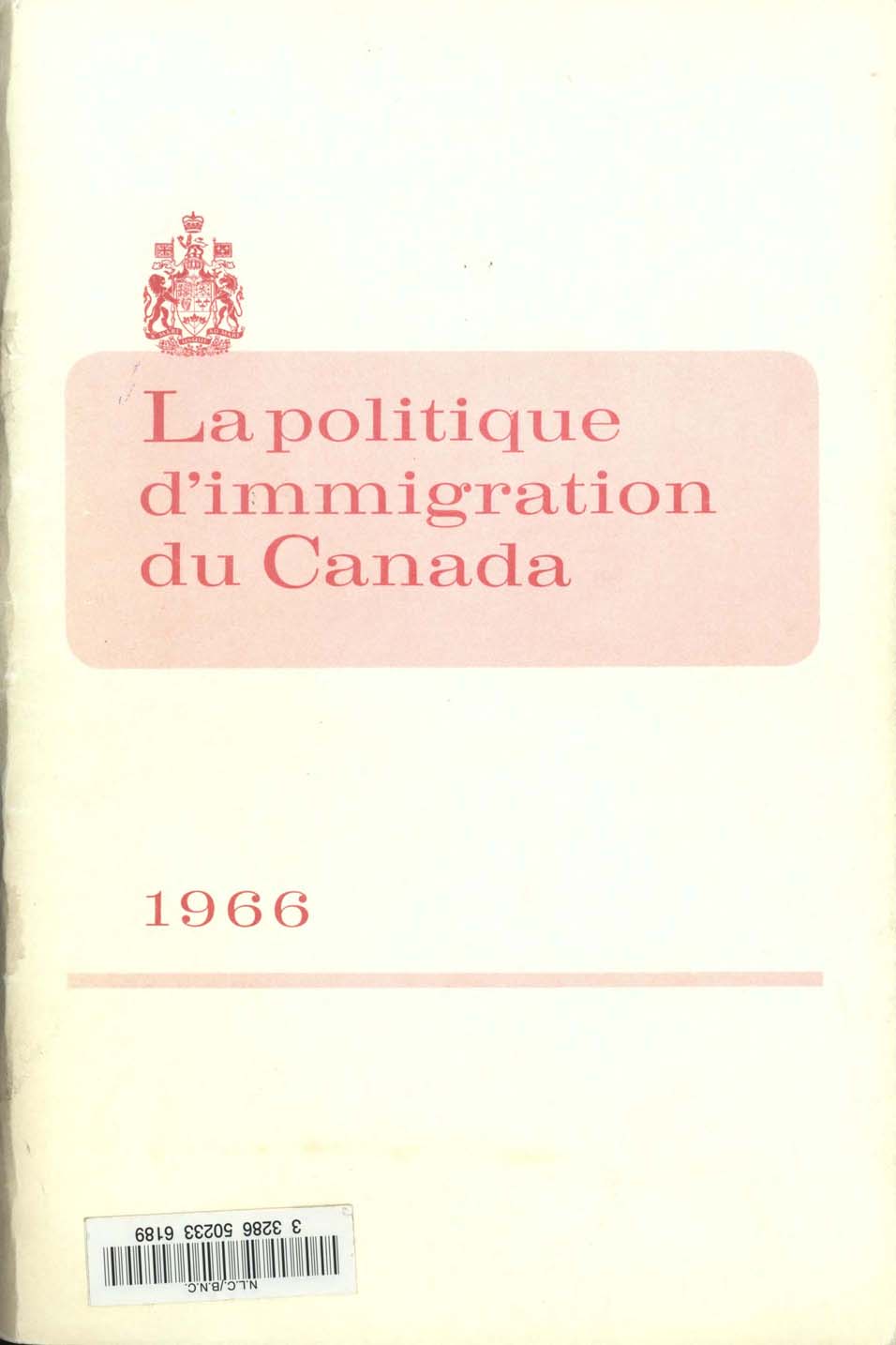 Livre Blanc sur l’immigration, 1966
