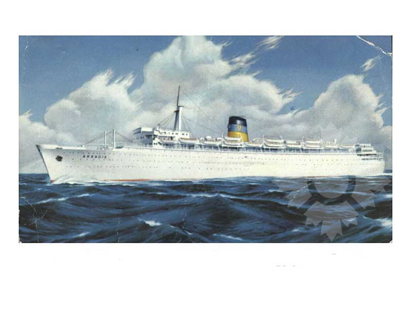 Photo en couleur du navire Arkadia (SS)