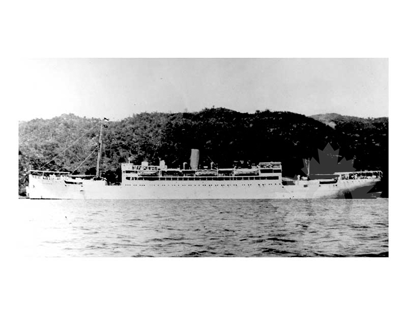 Photo en noir et blanc du navire Ariguani (SS)