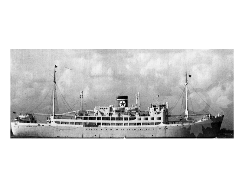 Photo en noir et blanc du navire Iberia Star (SS) (1963-1965)