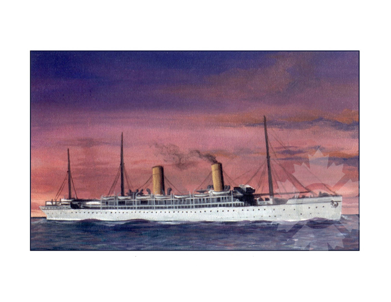 Photo en couleur du navire Briton (SS)