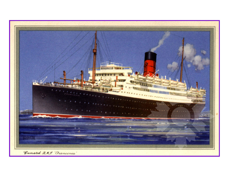 Photo couleur du navire Franconia II (RMS) (1923-1956)
