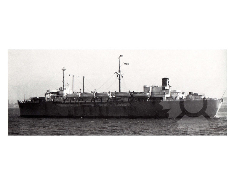 Photo en noir et blanc du navire Général CC Ballou