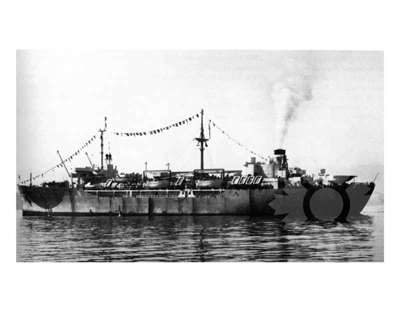 Photo en noir et blanc du navire Général SD Sturgis (USS) (1944-1967)