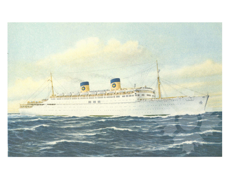 Photo en couleur du navire Homère (EDITED) (1954-1973)