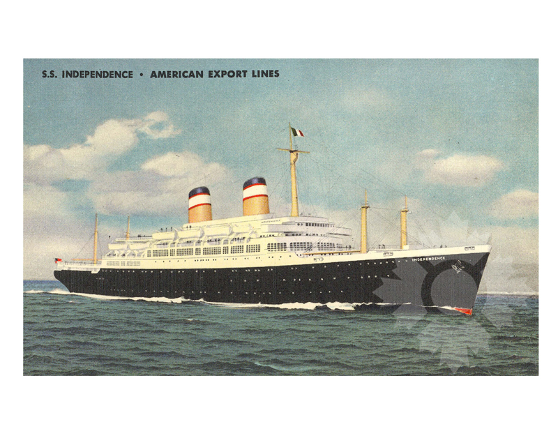 Photo en couleur du navire Indépendance (SS) (1951-1974)
