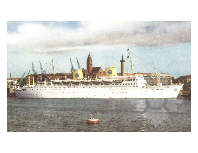 Photo en couleur du navire Kungsholm III (MS) (1953-1985)