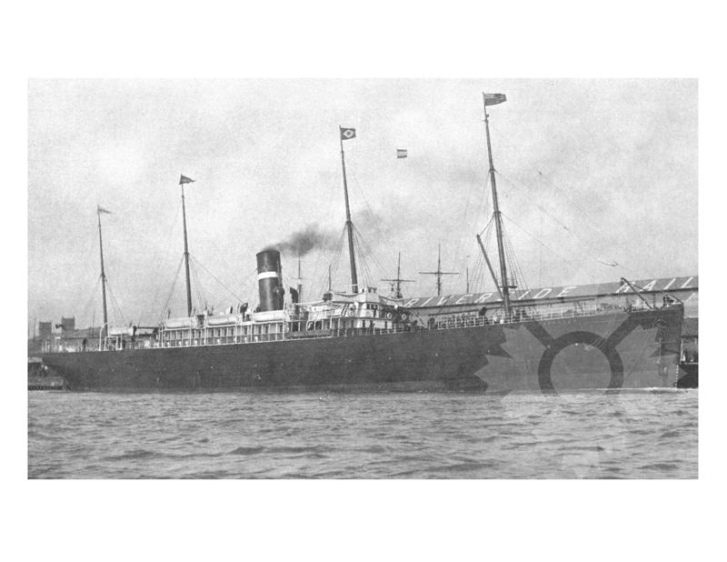 Photo en noir et blanc du navire labrador A (SS) (1891-1899)