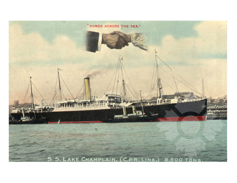 Photo en couleur du navire Lac Champlain (SS) (1900-1913)
