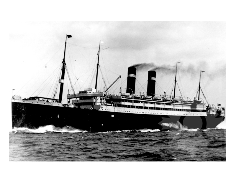 Photo en noir et blanc du navire lapland (SS) (1908-1934)