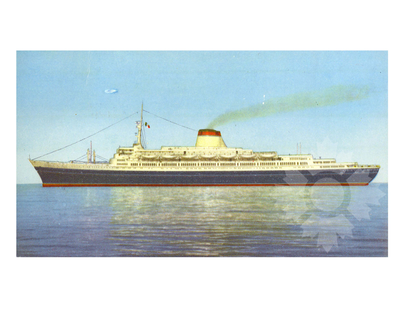Photo couleur du navire Léonard de Vinci (TS) (1958-1982)