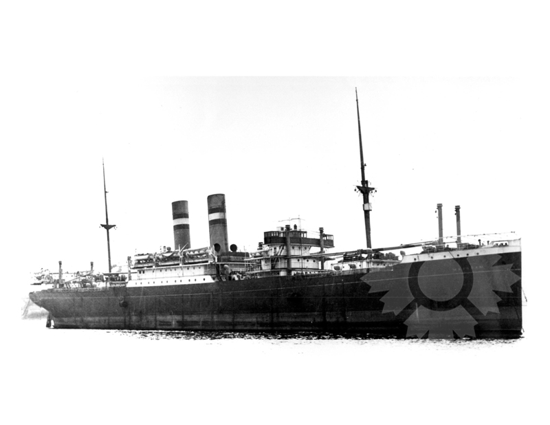 Photo en noir et blanc du navire maasdam I (SS) (1921-1941)
