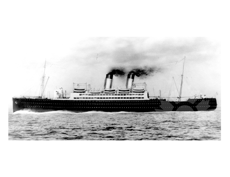 Photo en noir et blanc du navire Melita (SS) (1918-1932)