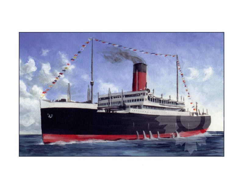 Photo en couleur du navire Minnetonka (RMS) (1922-1934)