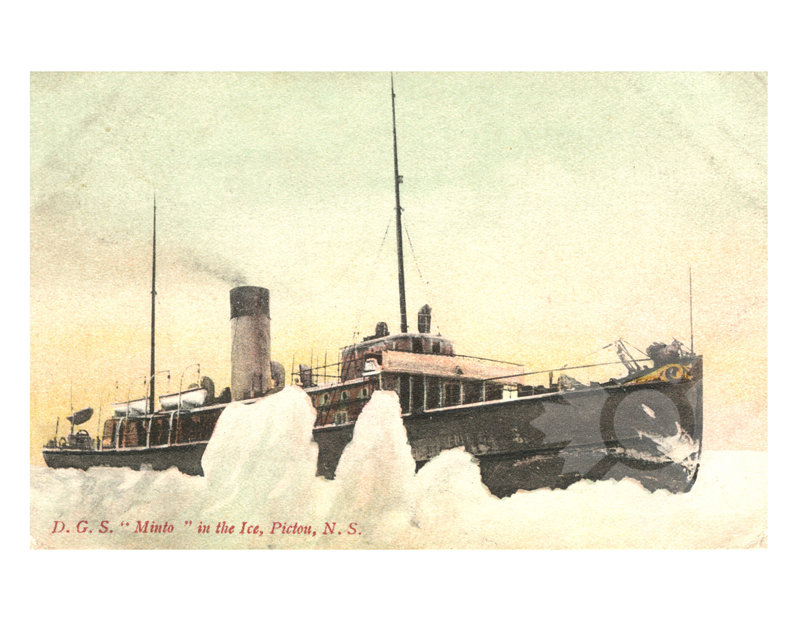 Photo en couleur du navire Minto (DGS) (1899-1954)