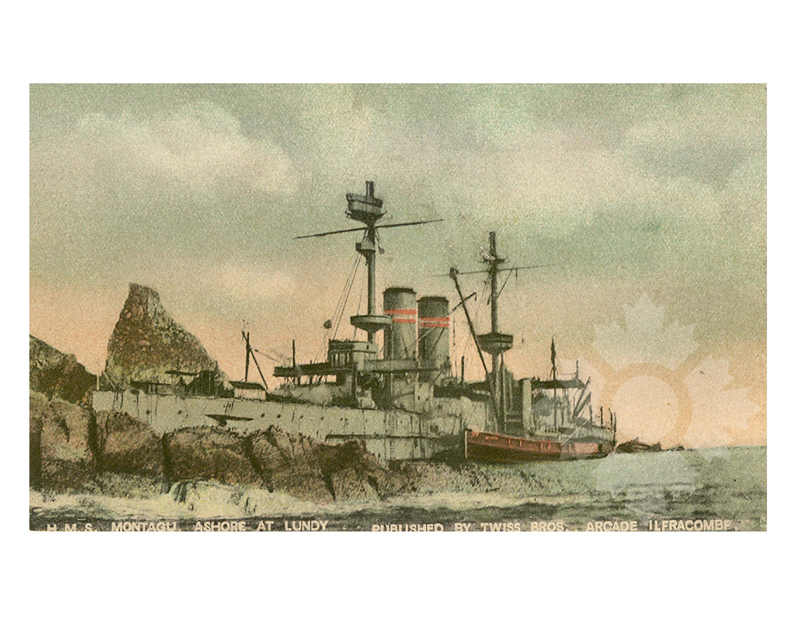 Photo en couleur du navire Montagu (HMS) (1901-1906)