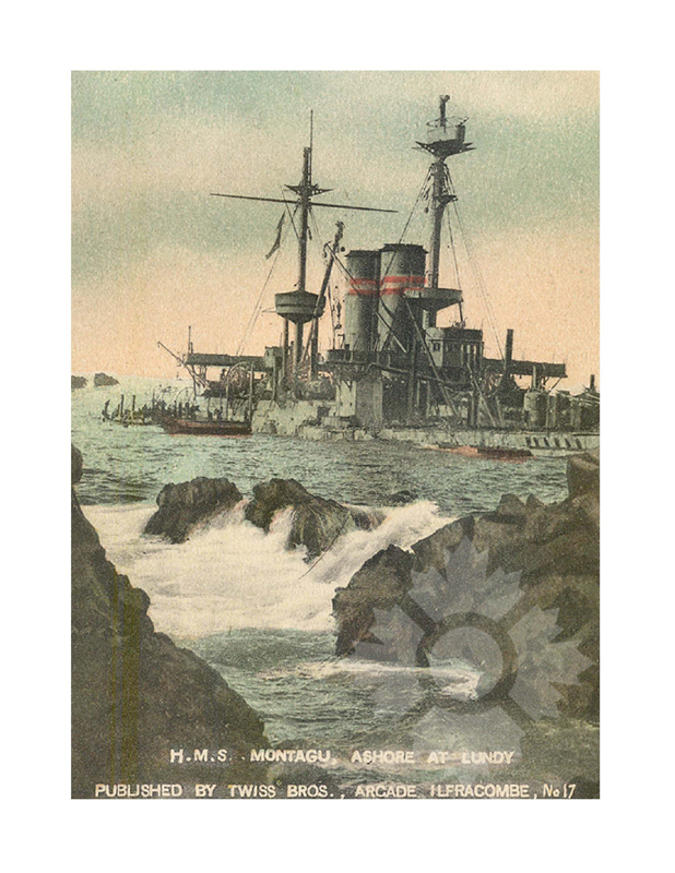 Photo en couleur du navire Montagu (HMS) (1901-1906)