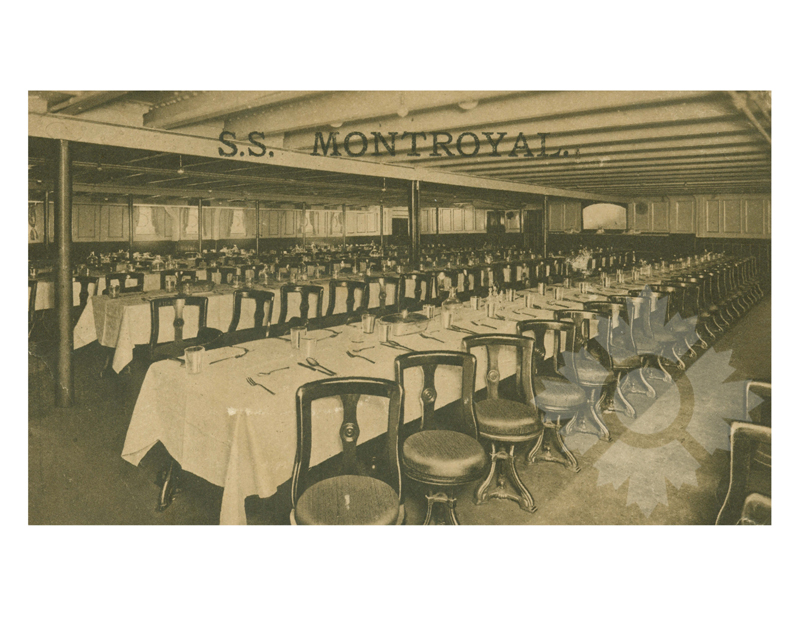 Photo en noir et blanc du navire Montroyal (SS) (1924-1930)