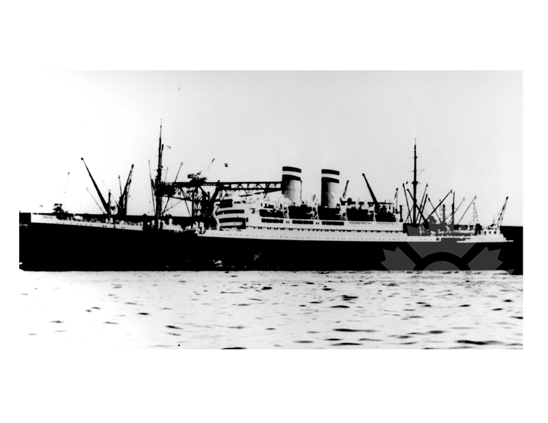 Photo en noir et blanc du navire New York I (SS) (1926-1945) 