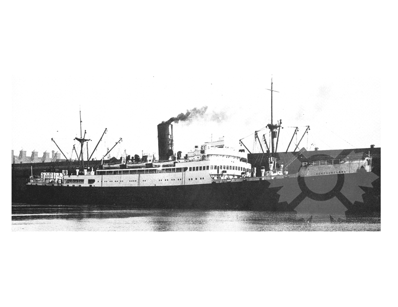 Photo en noir et blanc du navire Newfoundland I (RMS) (1925-1943)