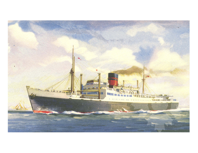 Photo en couleur du navire Newfoundland II (RMS) (1947-1964)