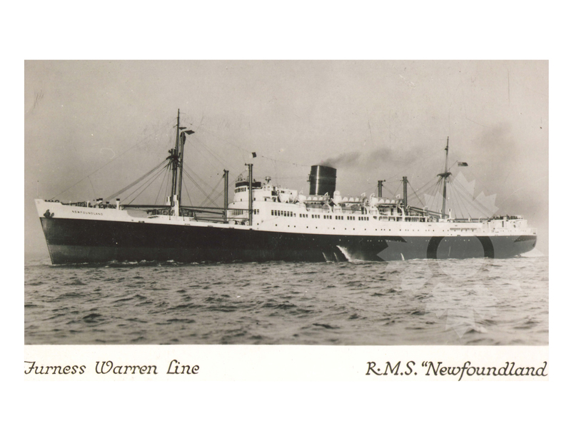 Photo en noir et blanc du navire Newfoundland II (1925-1964)