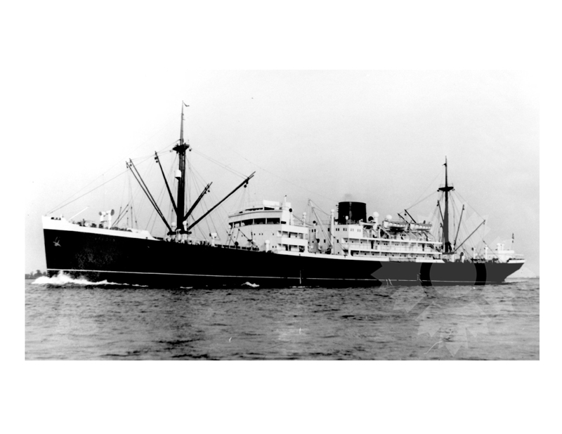 Photo en noir et blanc du navire Oregon II (SS) (1929-1955)