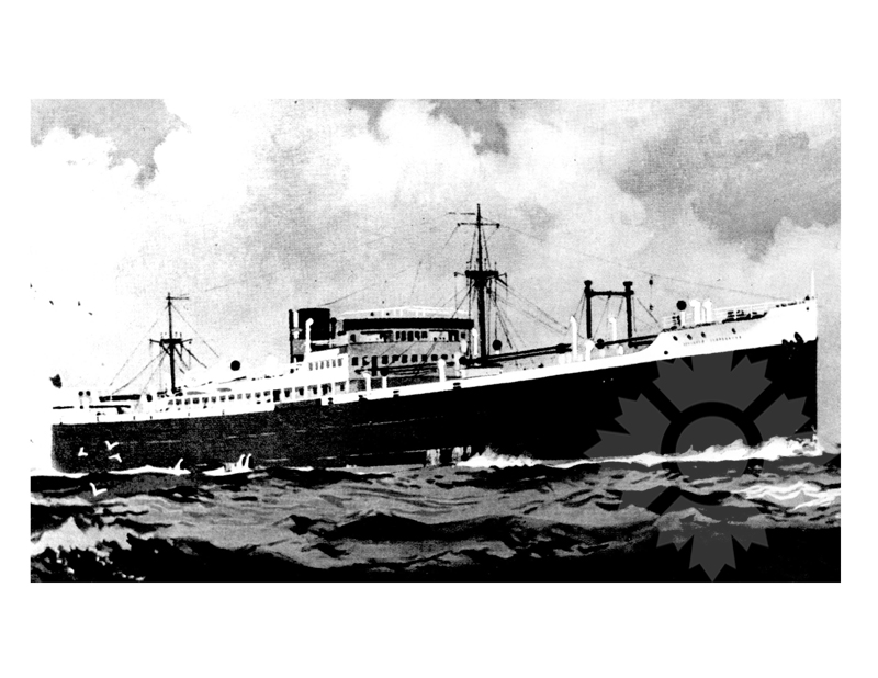 Photo en noir et blanc du navire Pacific Enterprise (SS) (1927-1949)