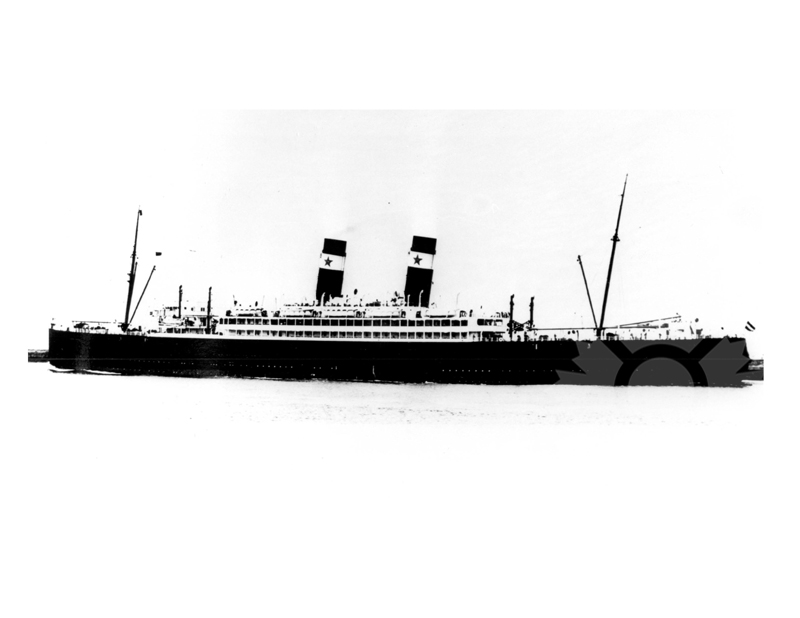 Photo en noir et blanc du navire Pennland (SS) (1926-1941)