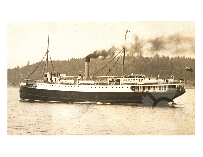 Photo en noir et blanc du navire Princess Maquinna (SS) (1912-1953)