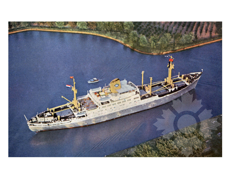 Photo en couleur du navire Prinses Irene (MS) (1959-1965)