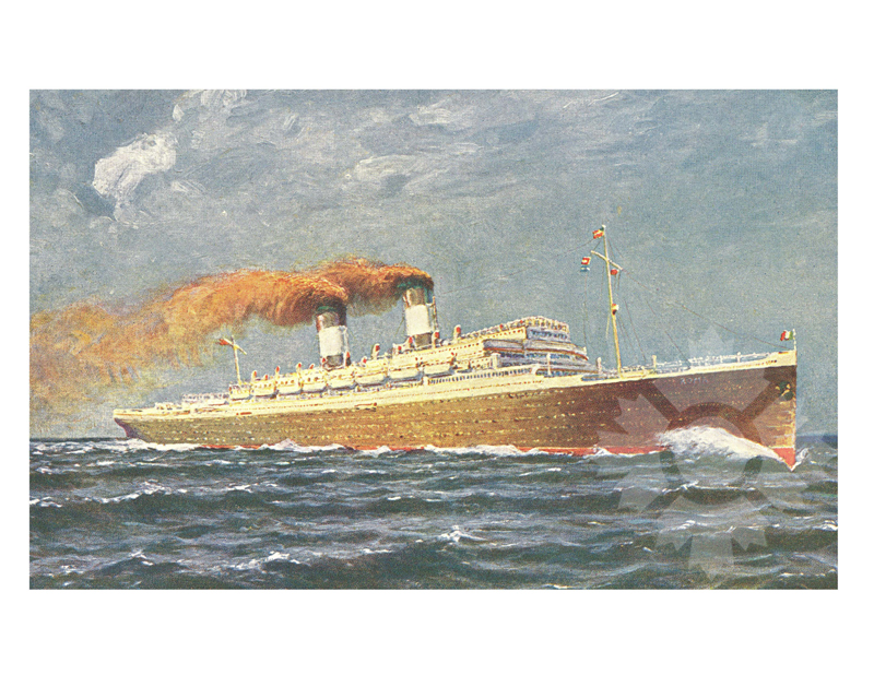 Photo en couleur du navire Roma (SS) (1926-1945)