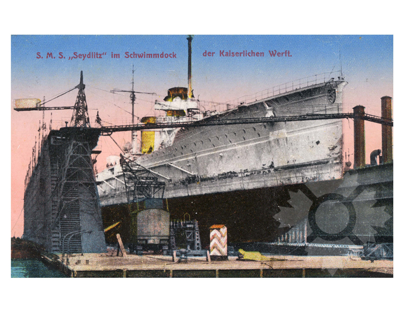 Photo en couleur du navire Seydlitz (SMS) (1902-1930)