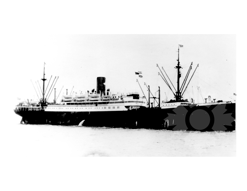 Photo en noir et blanc du navire Thuringe (TS) (1922-1930)