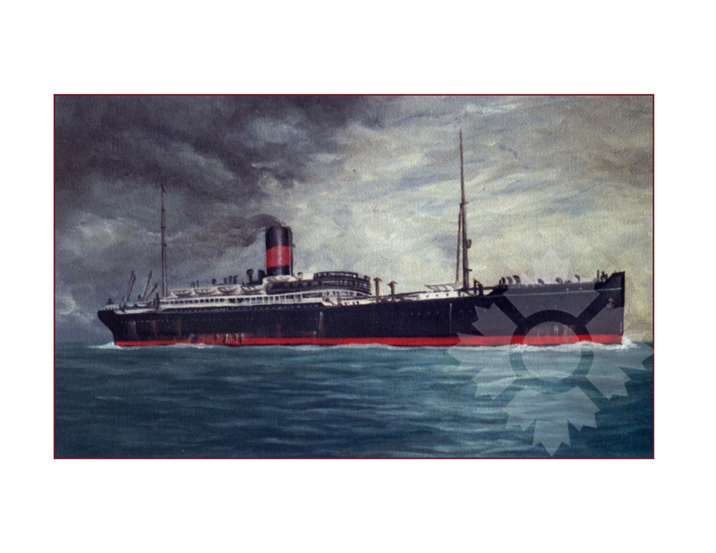 Photo en couleur du navire États-Unis I (SS) (1903-1935)