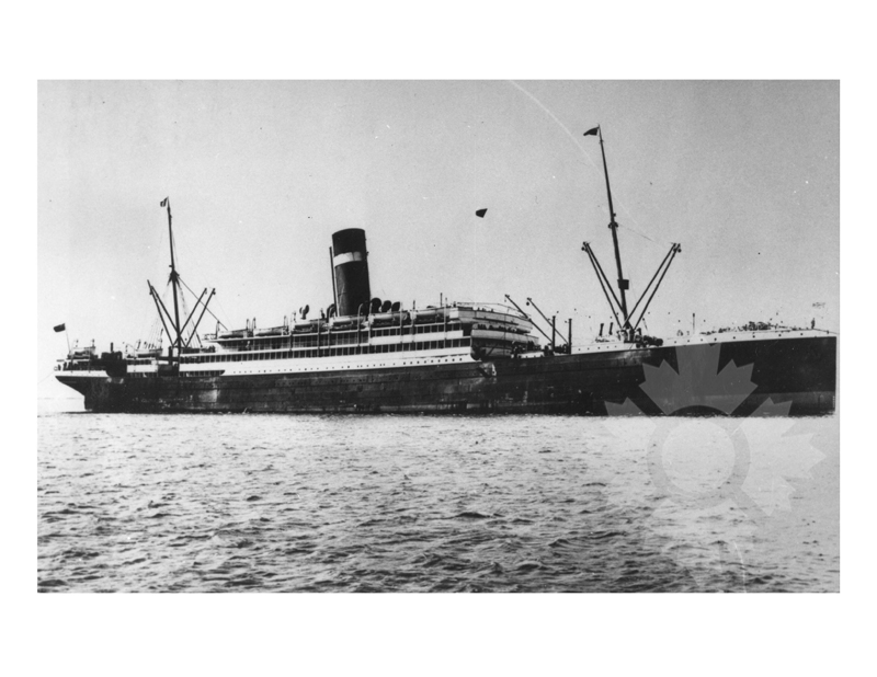 Photo en noir et blanc du navire Victorien (SS) (1904-1922)