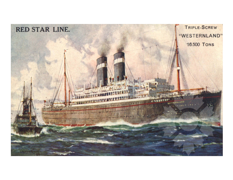 Photo en couleur du navire Westernland (SS) (1929-1947)