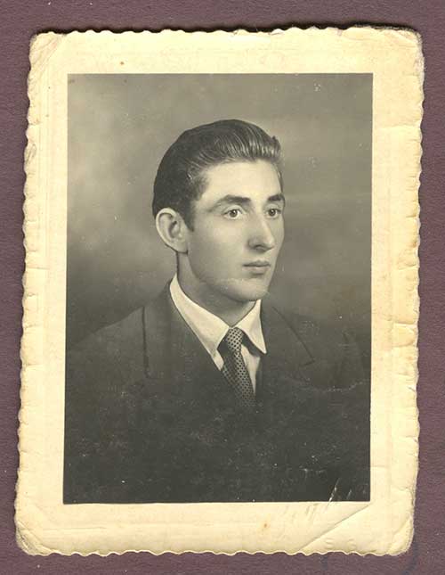 Portrait de Luigi Mason, 1954. Musée canadien de l’immigration du Quai 21 (DI2013.1804.2).