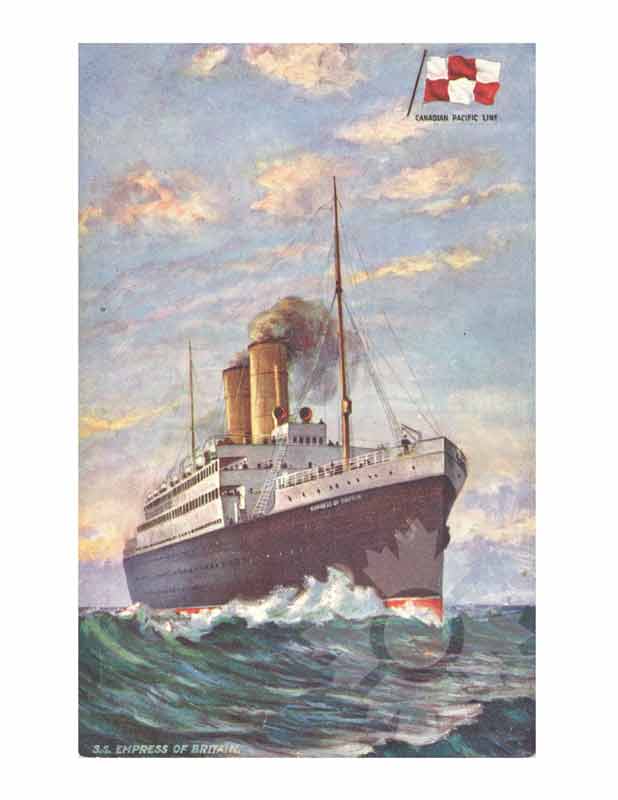 Photo en couleur du navire Impératrice de Grande-Bretagne I (RMS) (1905-1924)