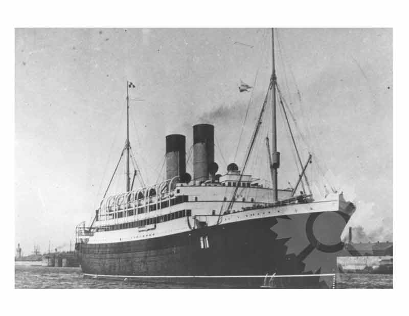 Photo en noir et blanc du navire Impératrice d'Irlande A (RMS) (1906-1914)