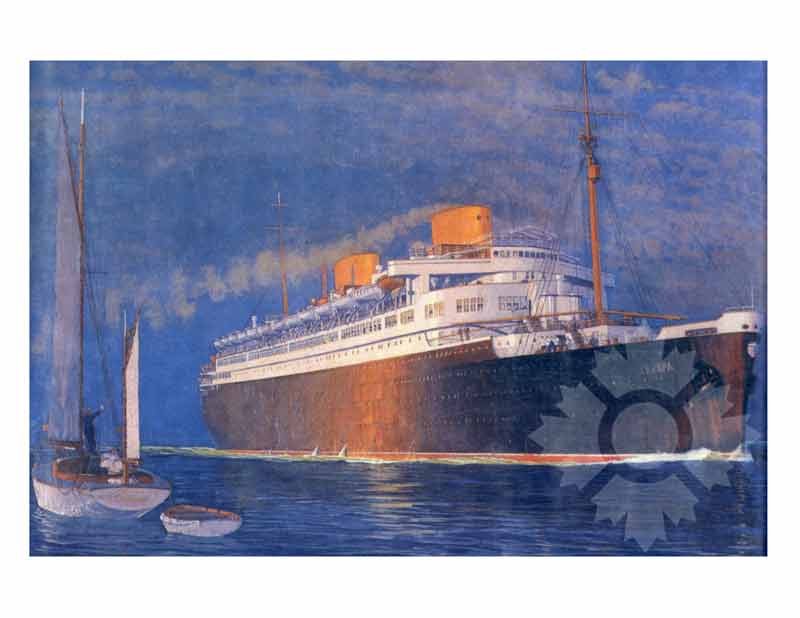 Photo couleur du navire Europa II (SS) (1965-1981)