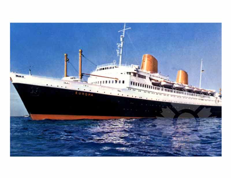 Photo en couleur du navire Europa II (SS) (1965-1981)