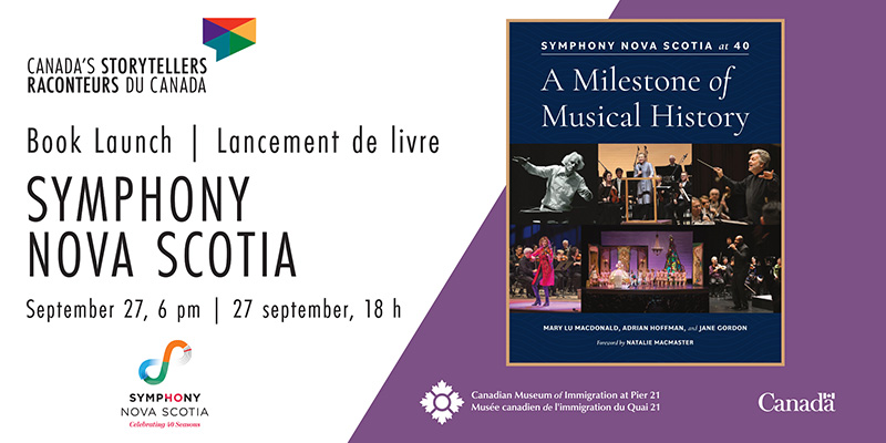 Renseignements sur l’événement et image d’un livre sur l’histoire de la musique.