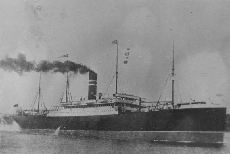 Image d’archives du navire SS Lake Manitoba.