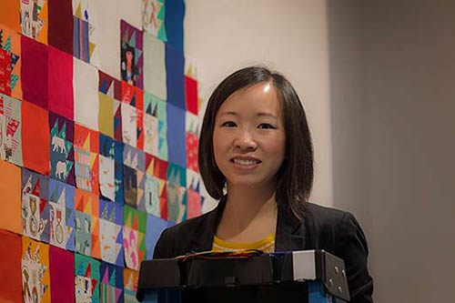 L' artiste en résidence, Andrea Tsang Jackson.