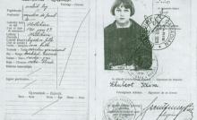 Klara Schubert's Hungarian passport, 1929. Canadian Museum of Immigration at Pier 21 (DI2013.1462.1).