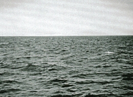 Photo de l’océan prise du pont du navire.