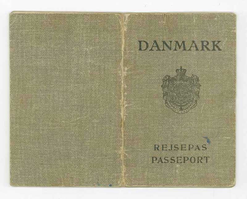Passeport du Danemark - couverture.